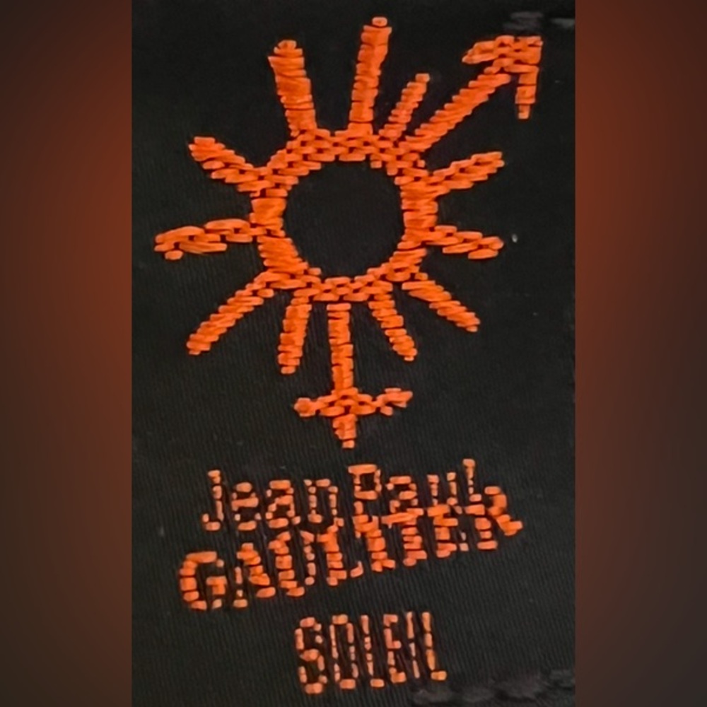 Y2K Jean Paul Gaultier Soleil S/S 1999 Sz M Cutout Sheer Mesh Bodycon Black Top - Picture 2 of 13